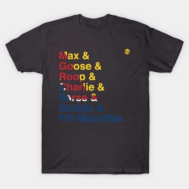 Main Force Patrol Roster (Colorized) T-Shirt by MadMaxMinute